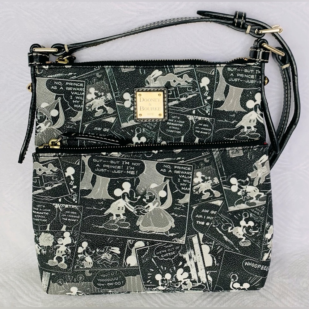 Dooney & Bourke Disney Parks Reverse Comics D23 Expo Crossbody Bag